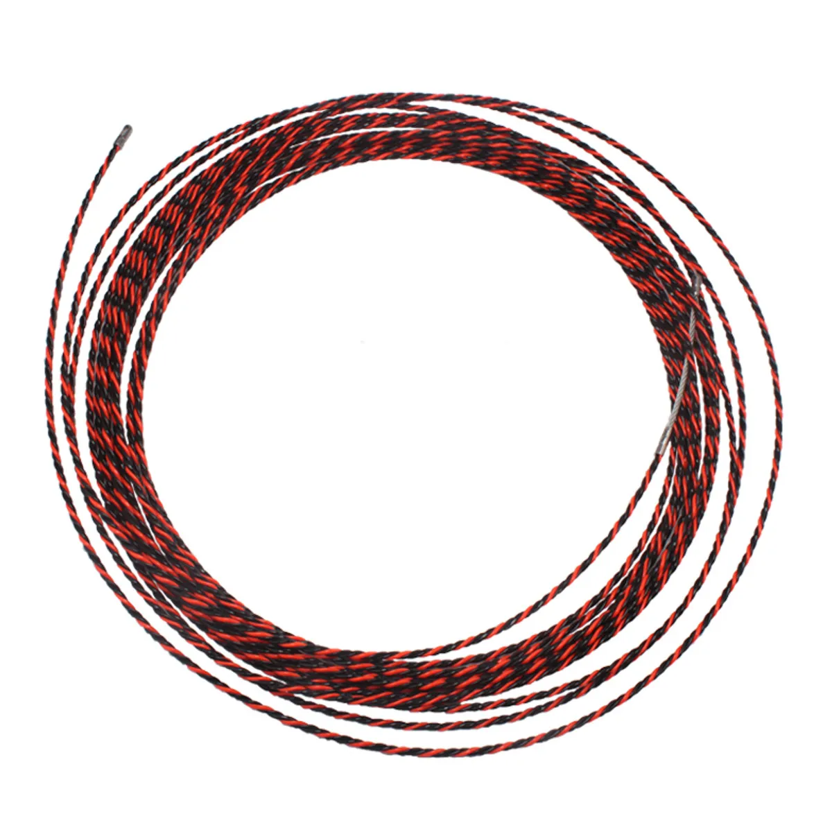 50 м x 6 мм кабель толкатель труба-змейка кабель Rodder Рыбная лента проволока полиэстер Рыбная лента Rodder износостойкая и коррозионная Новинка