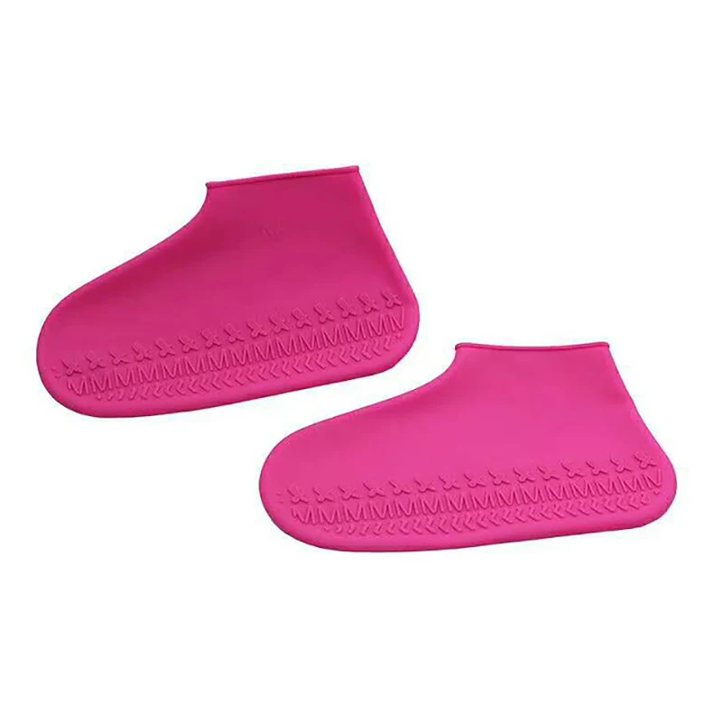 4 шт. водонепроницаемый чехол для обуви силиконовый материал унисекс обувь протекторы резиновые сапоги для дома на открытом воздухе дождливые дни