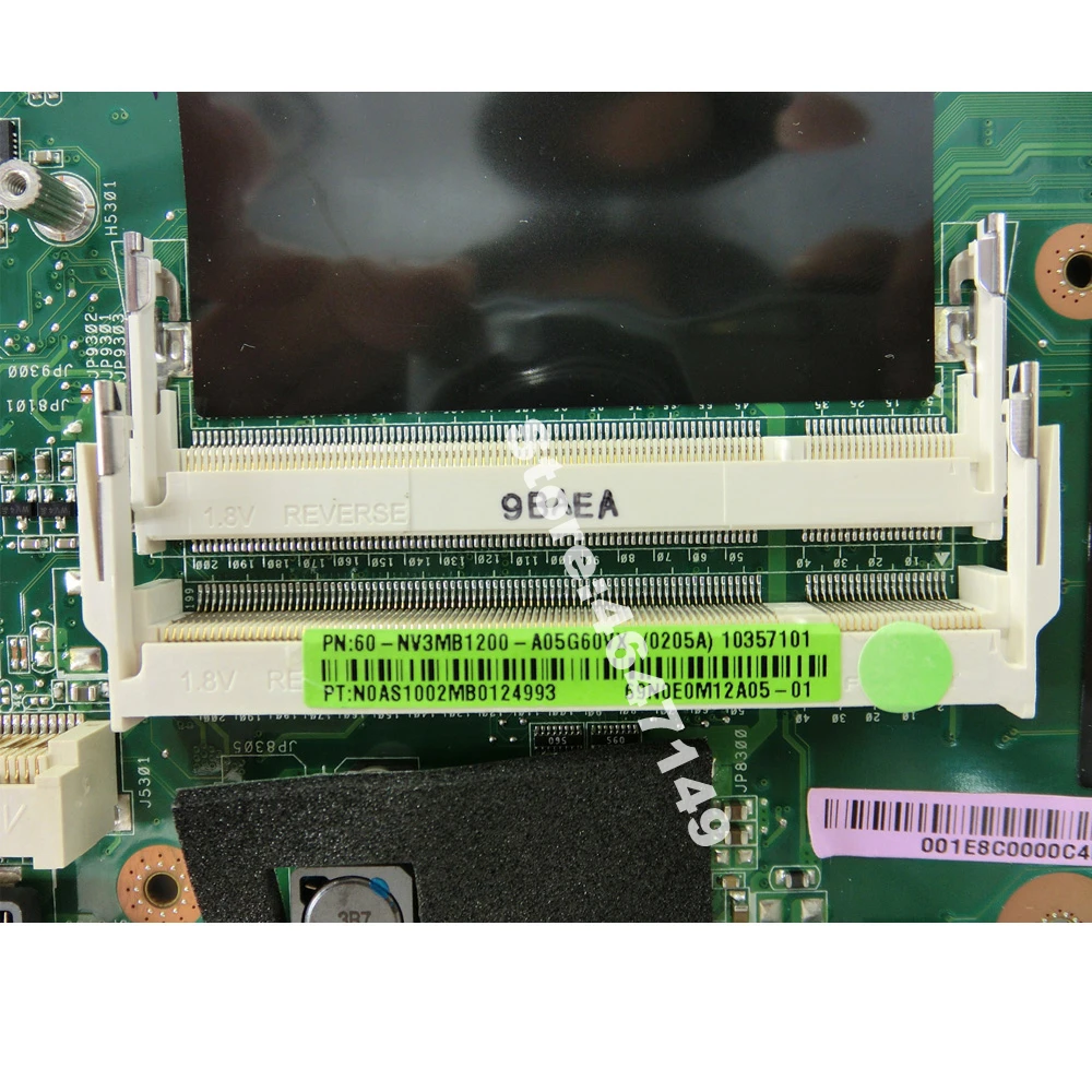 G60VX PGA478MN материнская плата REV2.1 для ASUS G60V G60VX Материнская плата ноутбука DDR2 60-NV3MB1200-A05 тестирование