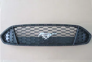 

Front Center Mustang Grill Grid Grille Bezel Honeycomb Mesh Cover For Ford Fusion 2013 2014 2015