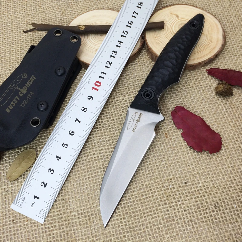 Fold ing Knife Top Quality Small Survival Fixed Knives D2 Blade G10