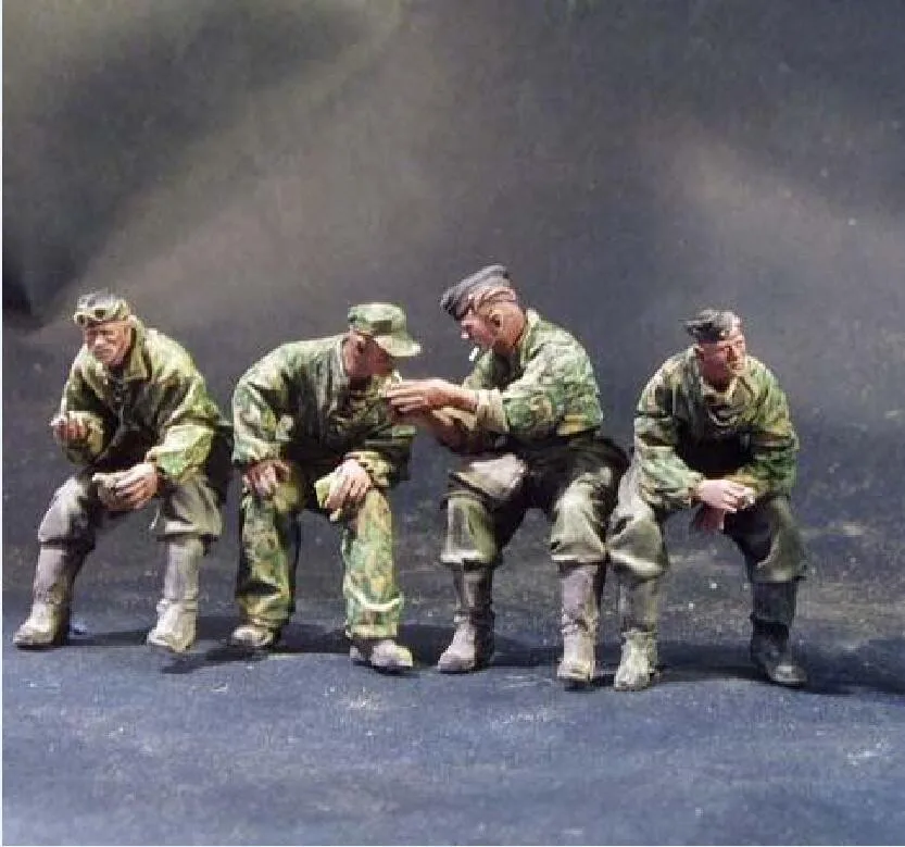 1/35 модельная фигурка из смолы разобранный Неокрашенный набор 00393|Наборы для