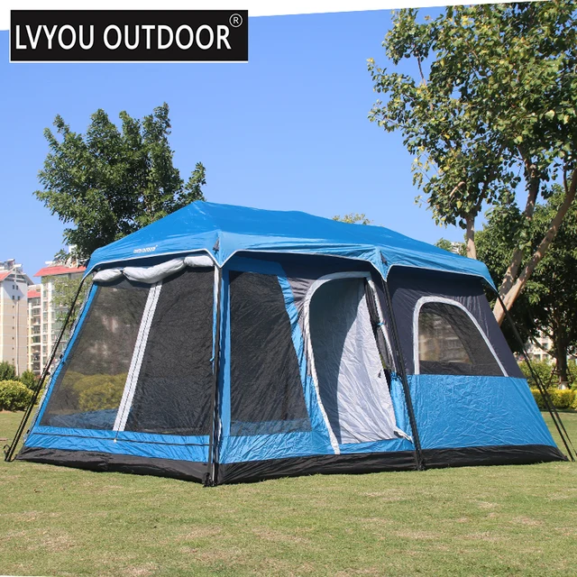 lvyou outdoor 4 6 8 persong 2 room and 1 living room family camping