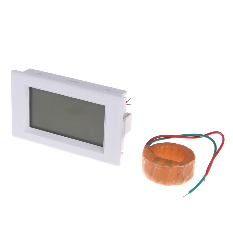Ac80 300v 0 100A цифровой жк двойной дисплей вольтметр амперметр с трансформатора