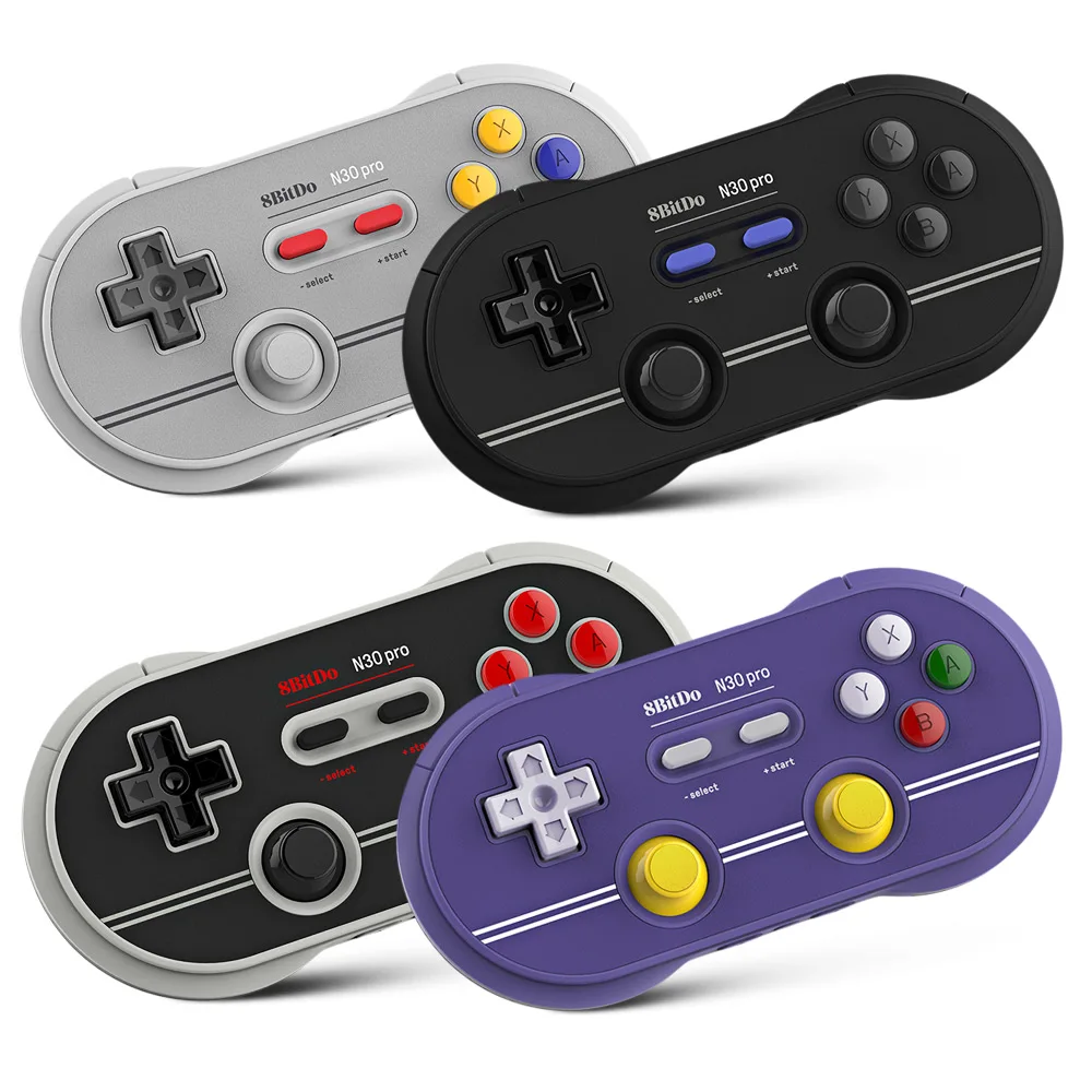 8BitDo N30 Pro2 Bluetooth геймпад беспроводной контроллер вибрации проводной джойстик для переключения пара Android MacOS паровой выключатель