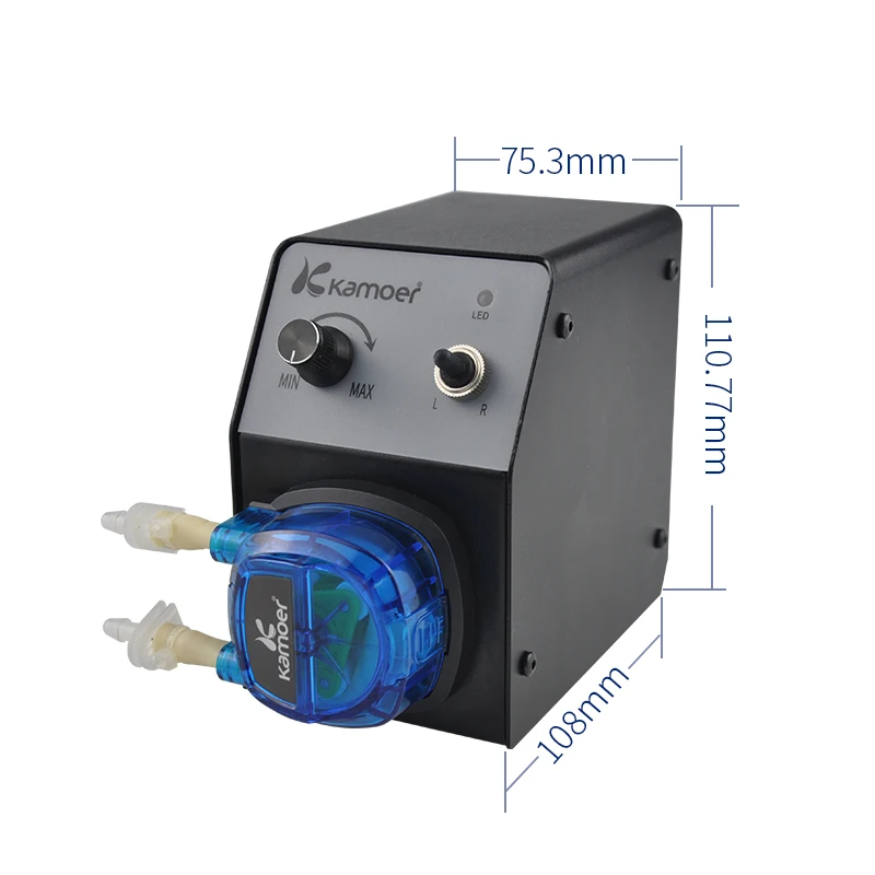 Kamoer KCP PRO2 Peristaltic Pump 12V DC Motor with High Percision Low Flow Adjustable Flow Pump Used For Chemical Experiment