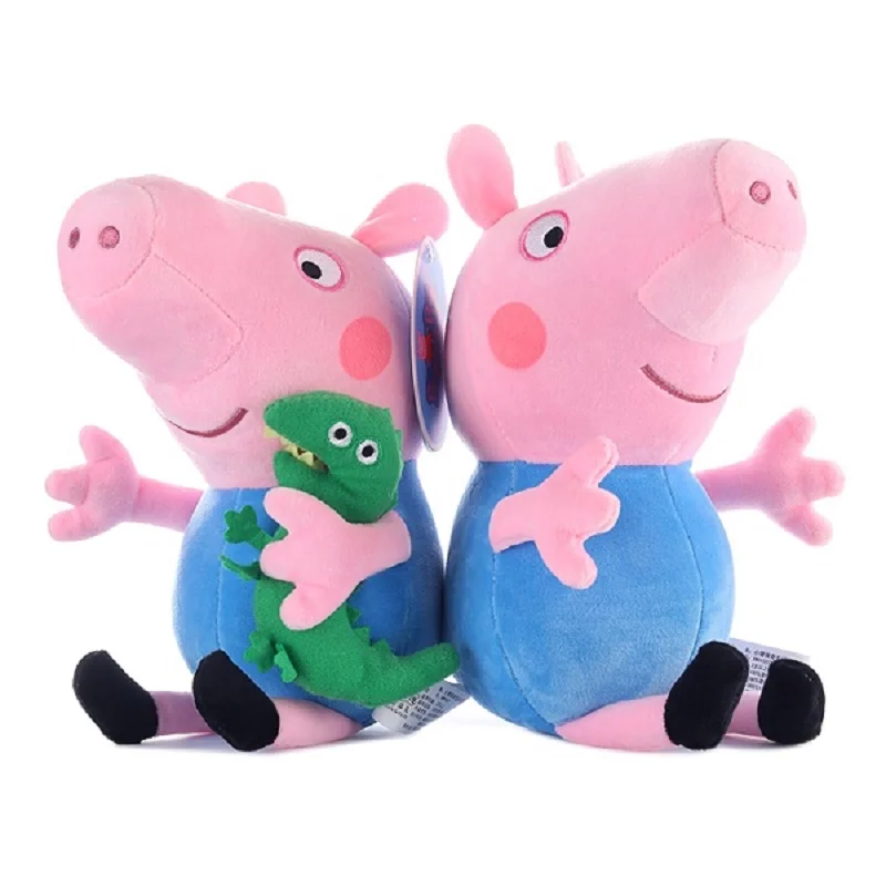 Peppa Pig Джордж Pepa свинья Семейные Плюшевые игрушки 19 см мягкие куклы вечерние