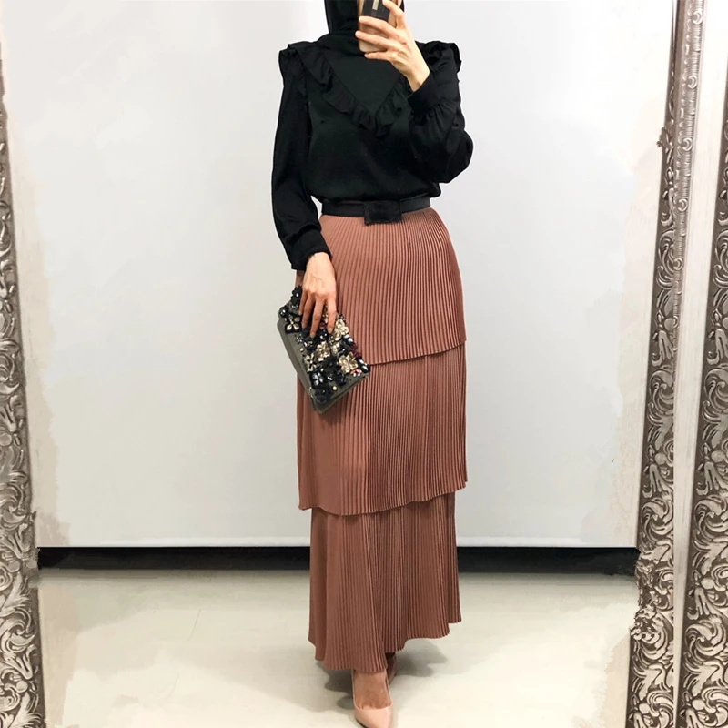 Clothing Skirts Abaya Kaftan Islamic Turkey Musulman Jilbab Femme Women