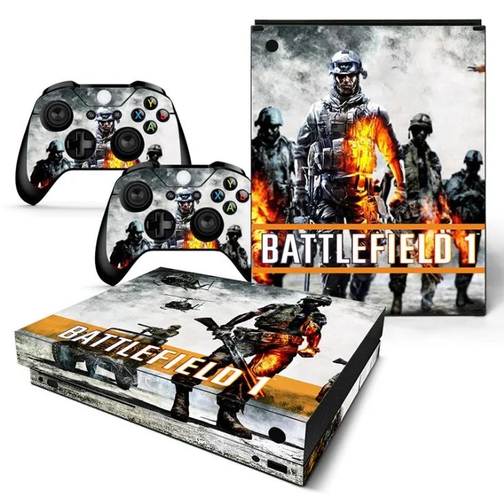 Battlefield индивидуальный Дизайн Наклейка для Xbox One X игры Интимные аксессуары кожи Наклейки всего тела