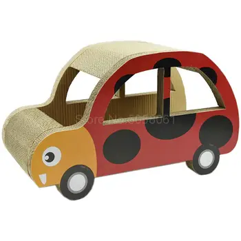 

Corrugated gold turtle car cat toy scratch board cat claws cat litter