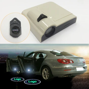 

2PC Wireless Battery Ghost light Door Welcome light Case For SCANIA Laser Projector Logo Ghost Shadow Light universal