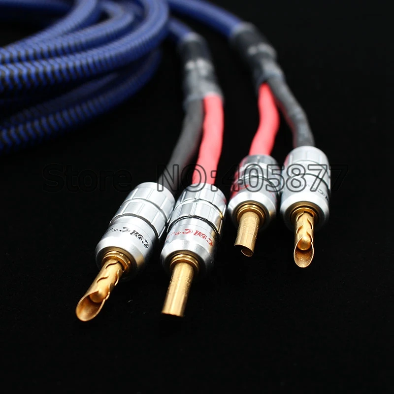 Высококачественный медный кабель для динамика аудио hifi аудиокабель