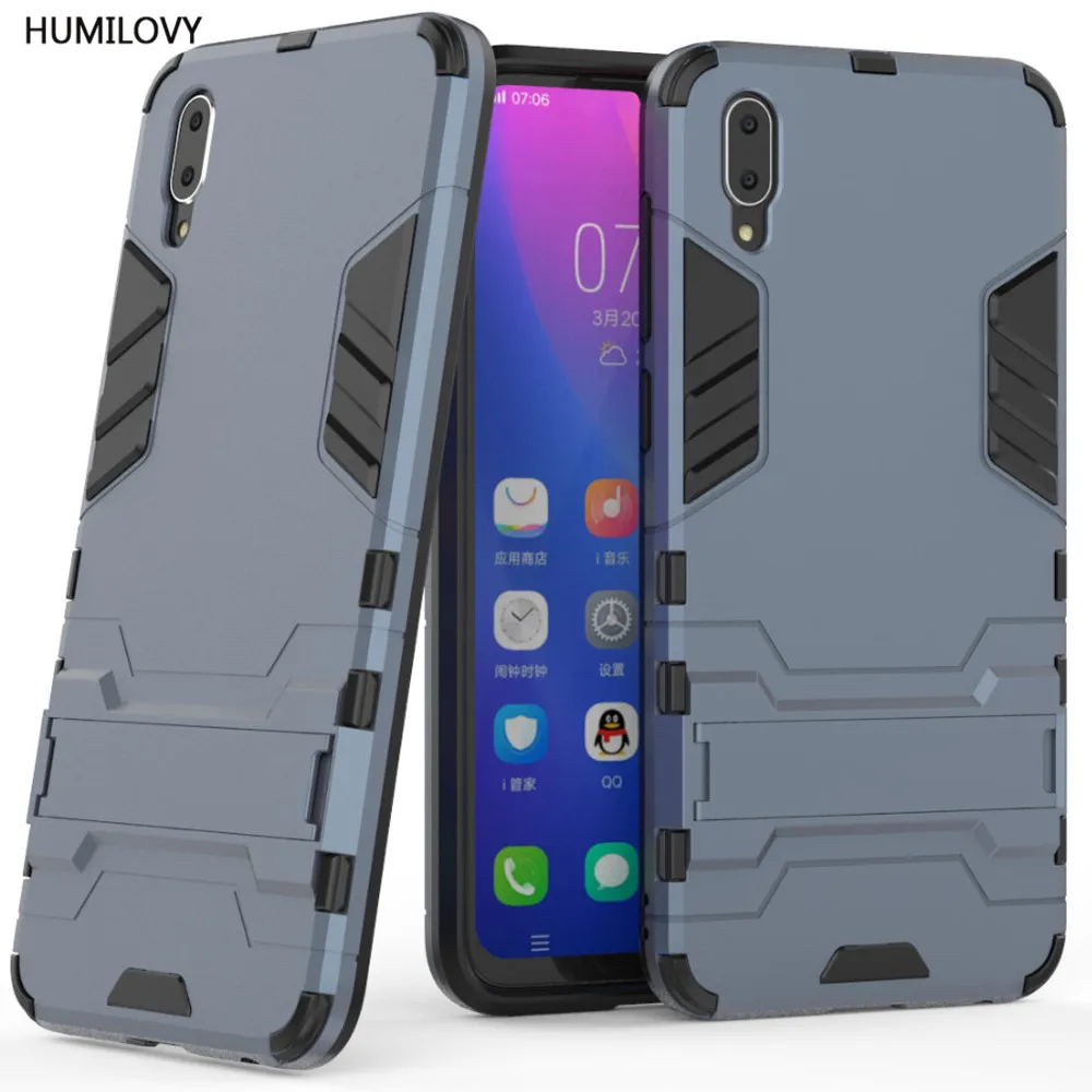 

For Vivo Y97 Case 6.3inch Luxury Robot Hard Back Phone Armor Case For BBK Vivo Y97 Back Cover For Vivo Y97 Y 97 Coque Fundas