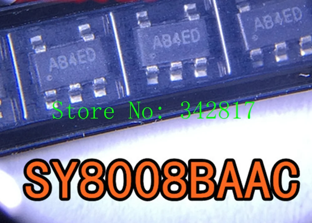 SY8008BAAC SY8008B SOT23-5 SMD синхронный бак-Регулятор IC новый оригинальный 10 шт. |