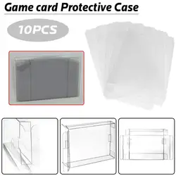 Новый 10 шт. комплект карточная игра Защитный чехол для nintendo N64 пыле Защитный Чехол протектор картридж Ящик для nintendo N64