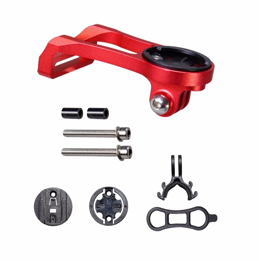 3 in 1 Bicycle Computer Mount Holder Headlight Clamp Bike Handlebar Extension Bracket Adapter for GARMIN Edge GPS for Gopro Hero