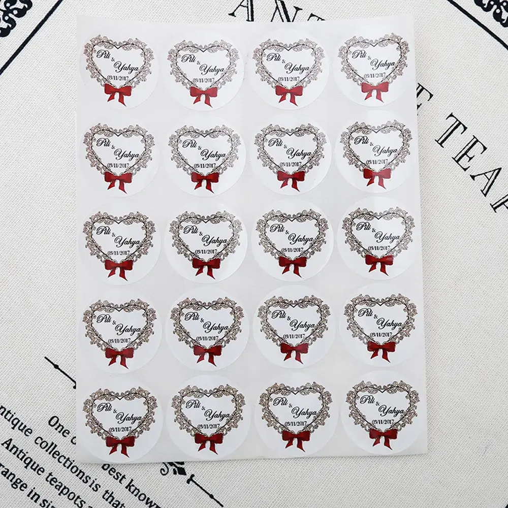 

Birthday Round Envelope Seals Label Stickers Thank You Tags Paper Marks Party 235pcs Wedding Decoration Packing Label Customize