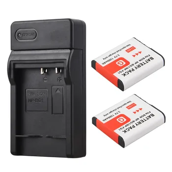 

2x 1300mAh NP-BG1 NP-FG1 Battery+ USB Charger for Sony DSC-H3 DSC-H7 DSC-H9 DSC-H10 DSC-H20 DSC-H50 DSC-H55 DSC-H70 DSC-W55