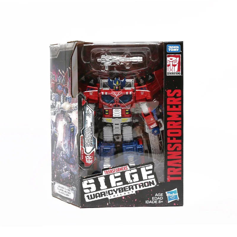 18 см Трансформеры Siege War для Cybertron Trilogy Optimus Prime Shockwave ПВХ фигурка поколения Коллекция Модель игрушки