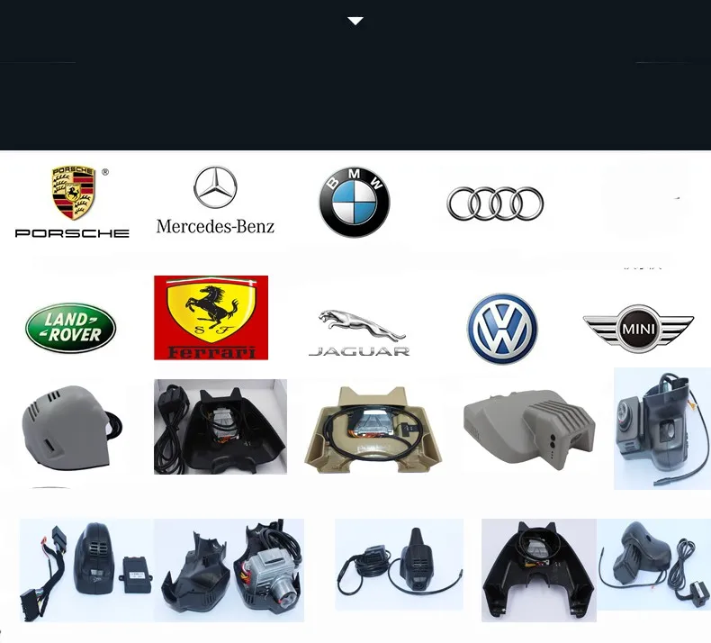 Wifi Hidden Car Black Box 1080P Full HD Sony Chips IMX32 Car DVR With Wide Dynamic G-sensor Night Vision For Audi VW