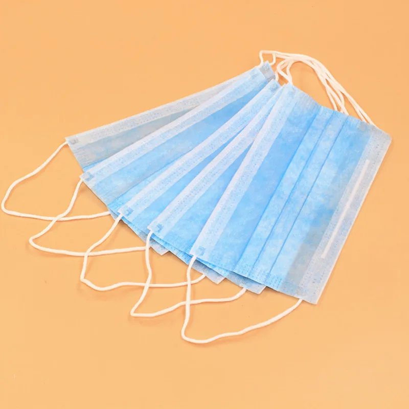 

T EB01 one-time non-woven masks three-layer dustproof prevent mist haze breathable cosmetic surgical masks