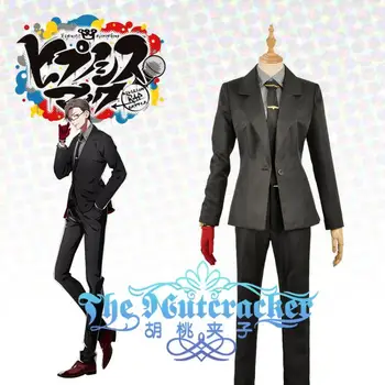 

[STOCK] Anime Japanese Voice Actor Division Rap Battle Mad Trigger Crew Jyuto Iruma Rio Black Uniform For Halloween FreeShipping