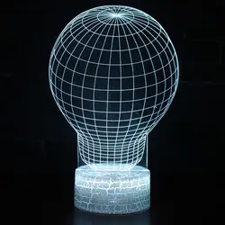 3D светодио дный лампа форма лампа атмосфера Ночной свет настольный USB лампа переключатель кнопка лампа дети праздничные подарки лучший