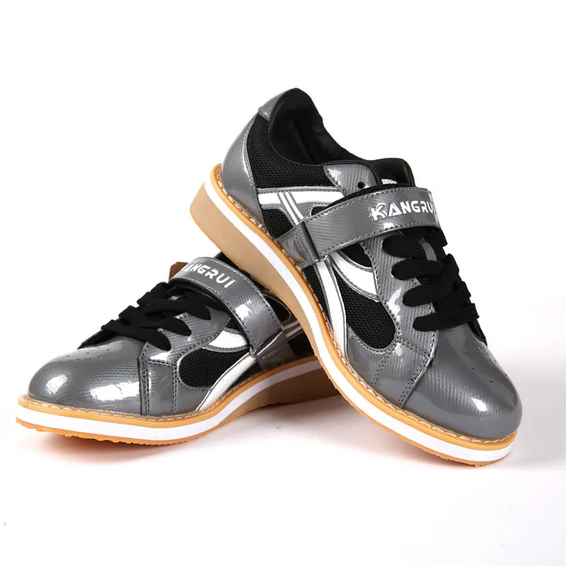 High quality Professional Weightlifting Shoes Squat Training Leather