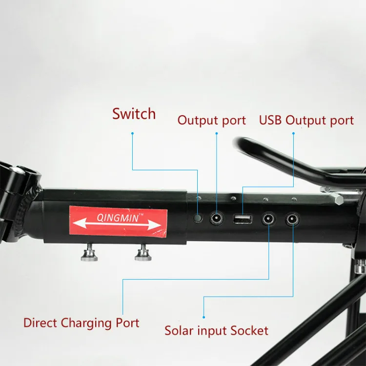 2018 Bike Luggage Cargo Rear Rack Can Be Acted as Power Bank Useful Bicycle Rear Carrier Racks New Bicycle Accessories3