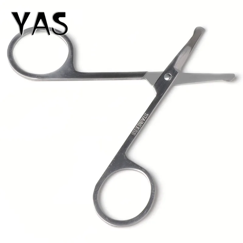 Модные ножницы для волос в носу из нержавеющей стали маленькие бровей разрезания