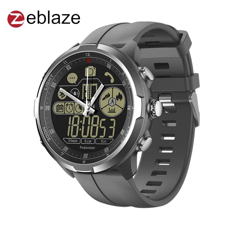 

Zeblaze VIBE 4 Hybrid Flagship Rugged Smart Watch 33-Month Stand-by Time 50M Waterproof All Day Activity Tracker Smartwatch