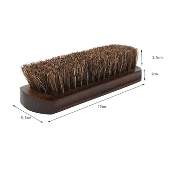 

Wood Handle Horse Hair Mustache Beard Brush Shoes Clothes Cleaning Brush Cleaner Tools Dropshipping FAS