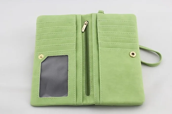 2019 Fashion Women Large Capacity Leather Wallets Lady Long Big Zipper Purse Female Money Bag Phone Clutch Walet Wristlet 4