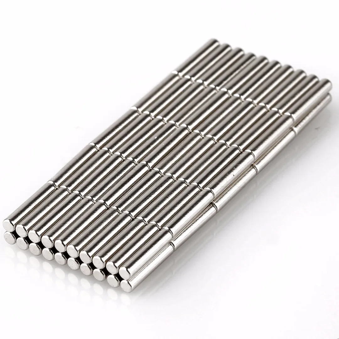

200pcs New N35 Round Cylinder Magnets Mayitr Super Strong Rare Earth Magnet Neodymium Magnet 2x10mm For DIY Projects
