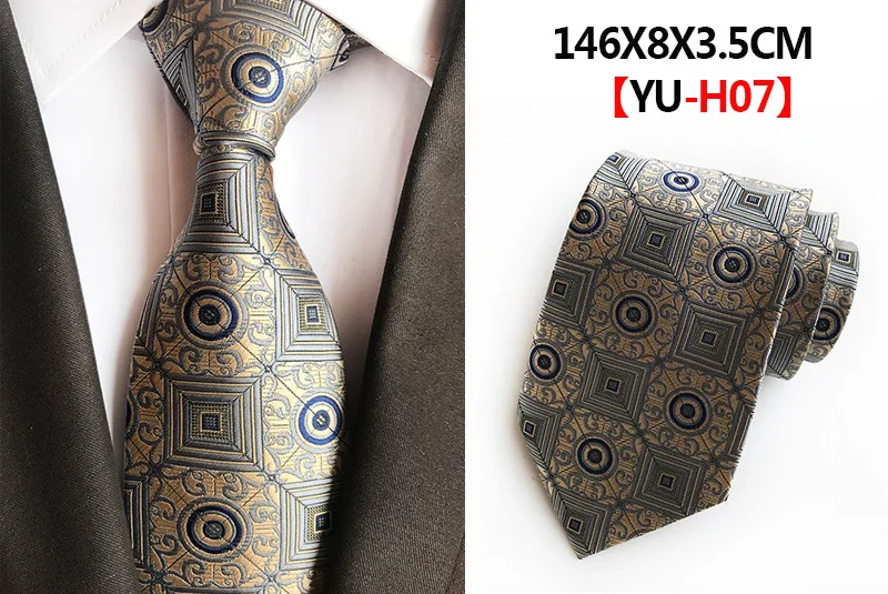 Новые маленькие цветы галстуки с рисунком Пейсли для мужчин классические шелковые жаккардовые переплетенные свадебные галстуки с воротником деловые галстуки 8 см Corbatas Hombre