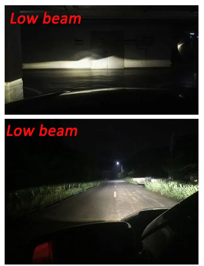 Headlight Bulbs 12V Automotive LED Headlamp Conversion Kit Replace Xenon Headlight Bulb Halogen Light Super White (9)