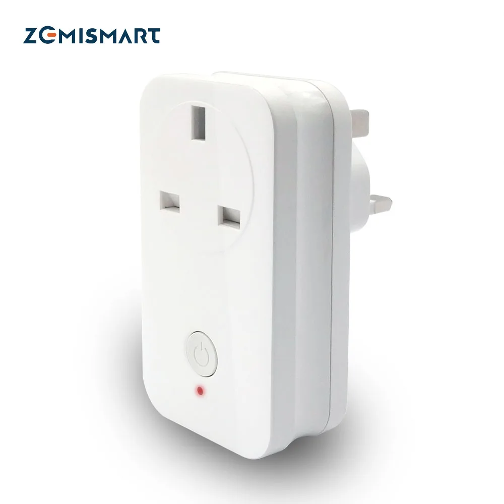 Zemismart Zigbee 3 0 Великобритания гнездо питания SamrtThings Echo Plus включить смарт гаджет