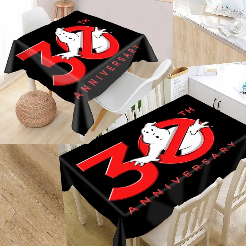 

Best Ghostbusters Custom Table Cloth Rectangular Oxford Print Waterproof Oilproof Square Table Cover Wedding Tablecloth P~