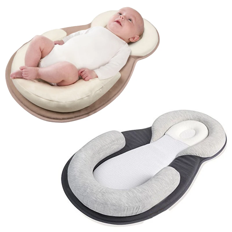 Portable Baby Positioner Pillow Crib Nursery Travel Folding Toddle Bed Bag Infant Cradle Positioning Pad For Baby Care Mattress