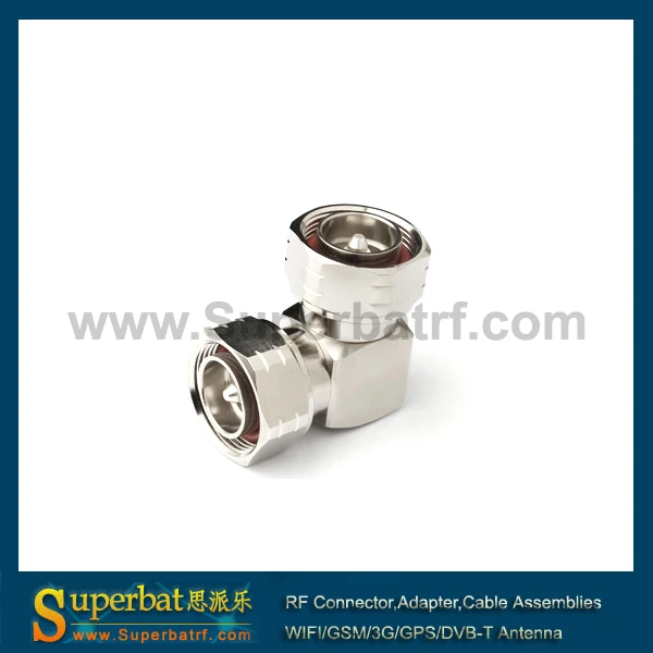 

Superbat 100 lots of 7/16 RF Din adapter Male Plug to Plug right angle wholesale Coaxial Connector