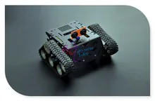 DFRoBot Devastator Tank/Smart car/Robot Mobile Platform V2 With 133RPM 45:1 Metal DC Gear Motor for Arduino / Raspberry Pi B/B+