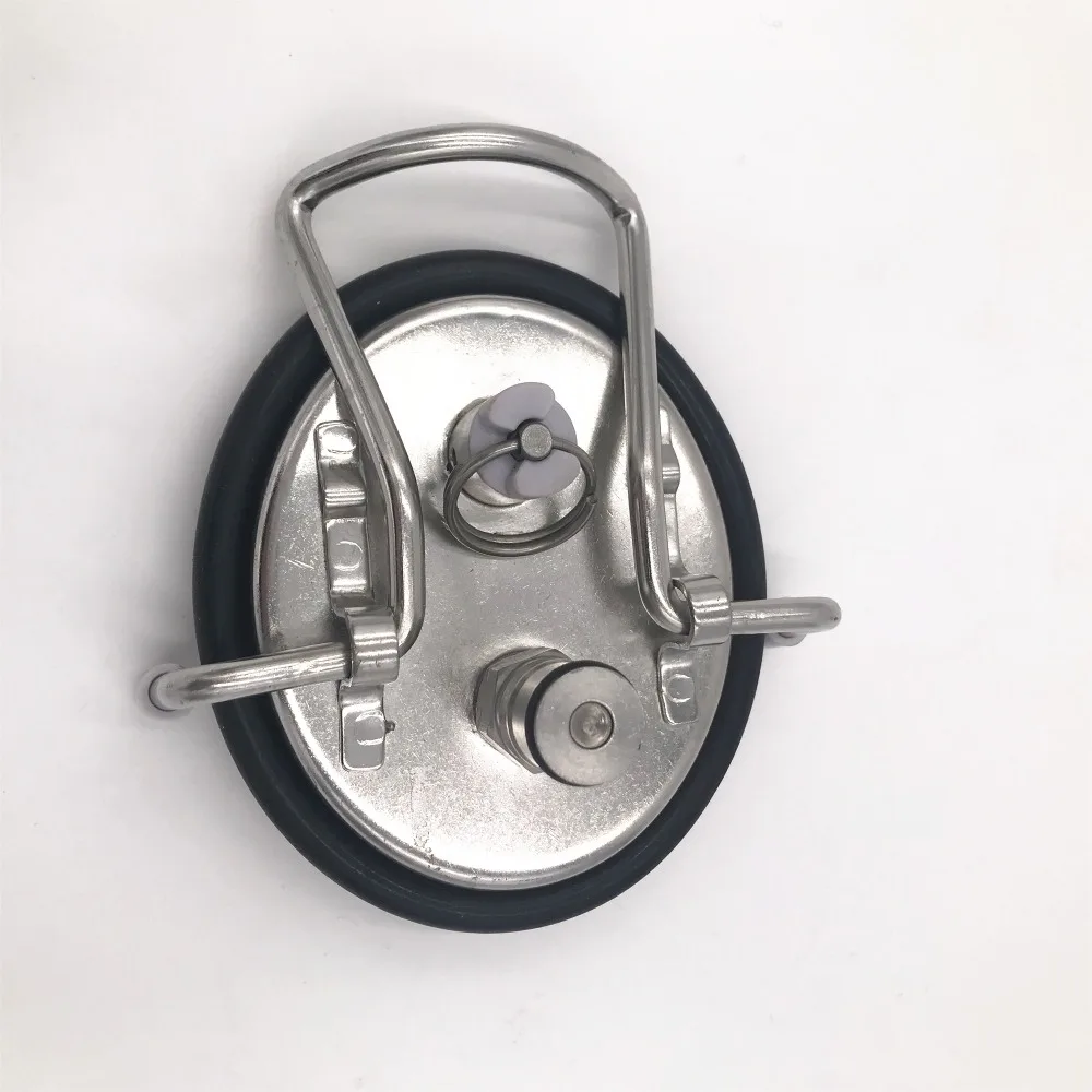 

New Homebrew Bar Accessory 304 SS Ball lock Lid for brew KEG with valve