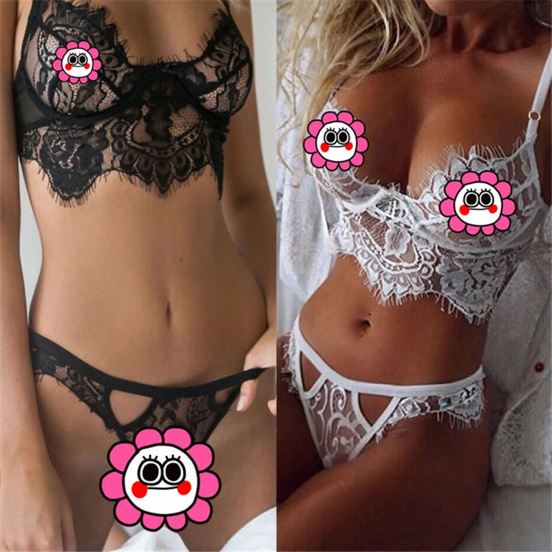 

Women Sexy Panty Package include Black White Sexy Women Lingerie Lace Dress Babydoll Underwear Nightwear Sleepwear G-string