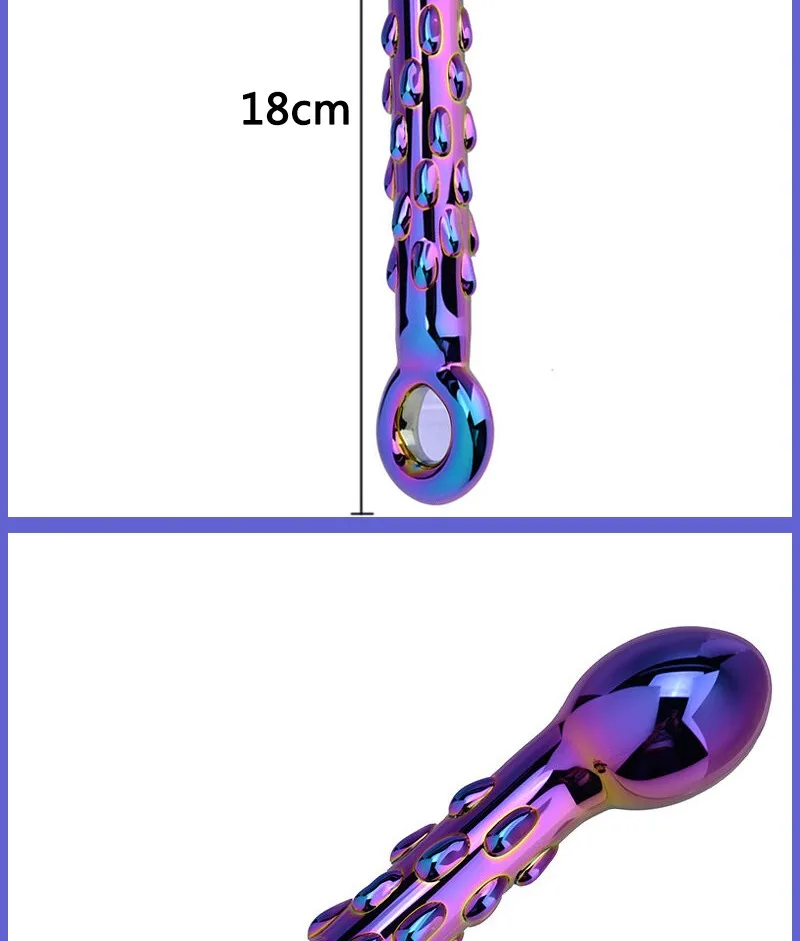 Crystal Glass Dildo Masturbator