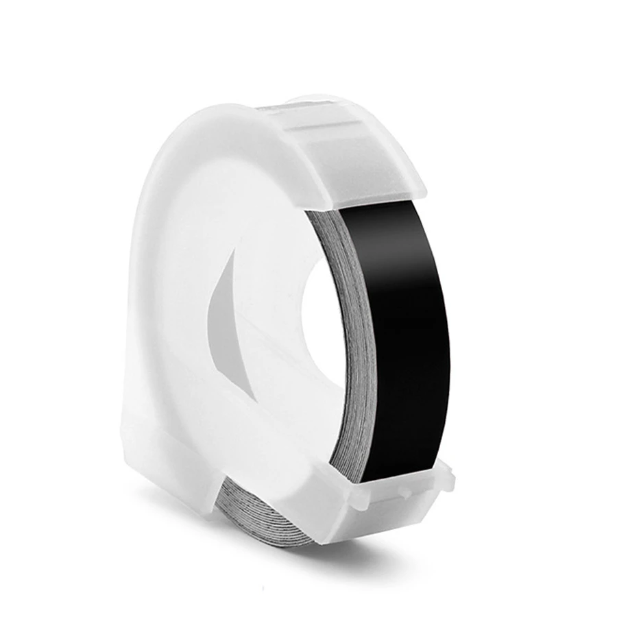 9MM 3D Plastic Embossing Label Tape for Dymo Embossing Label Maker 3/8'' x 9.8' Organizer Xpress Tape for Dymo Label maker
