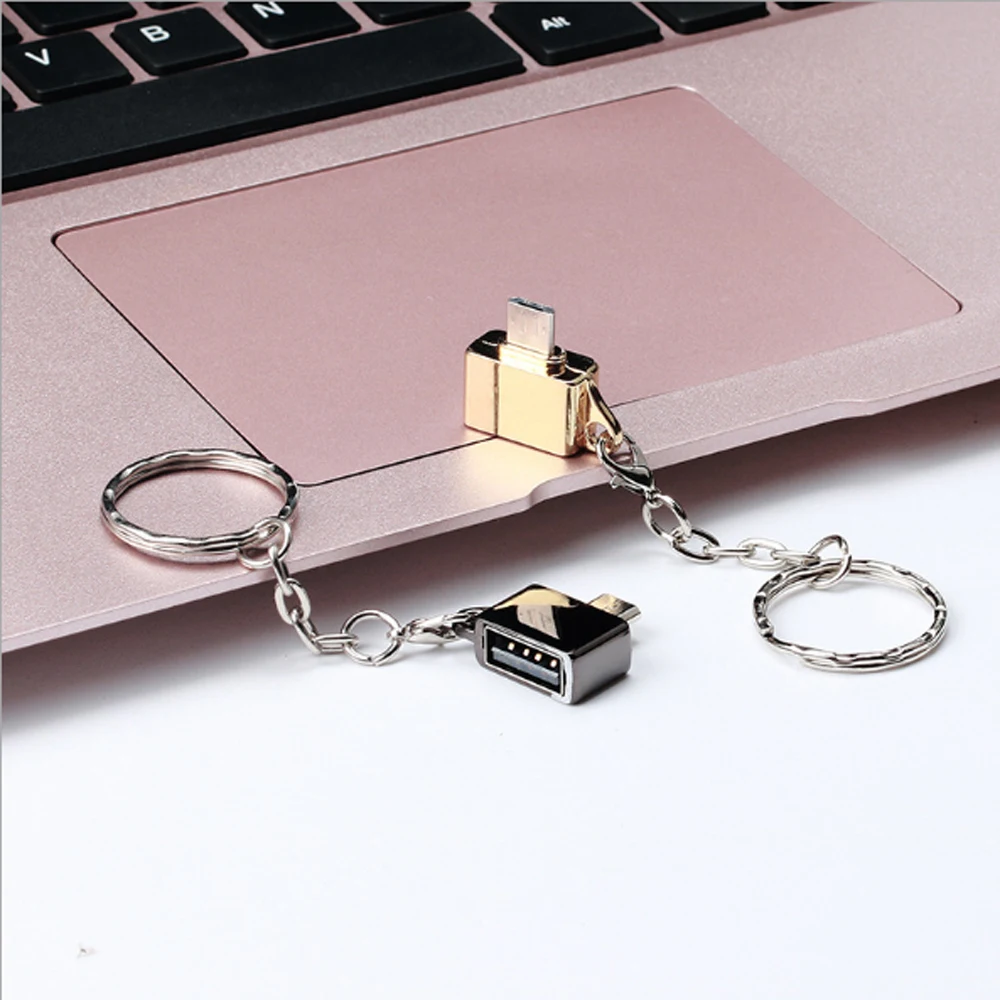 10 шт. мини металлический Type c U диск удлинитель Micro USB адаптер для передачи данных