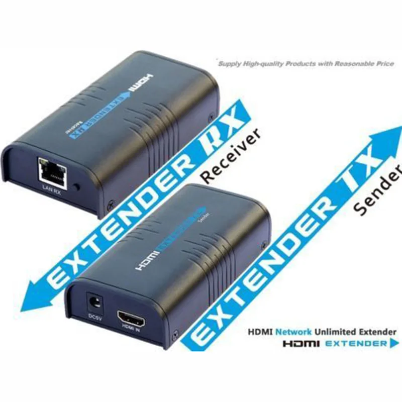 5 шт./лот Lenkeng LKV373 HDMI удлинитель адаптер передатчик через Ethernet 100M 1080P Сеть