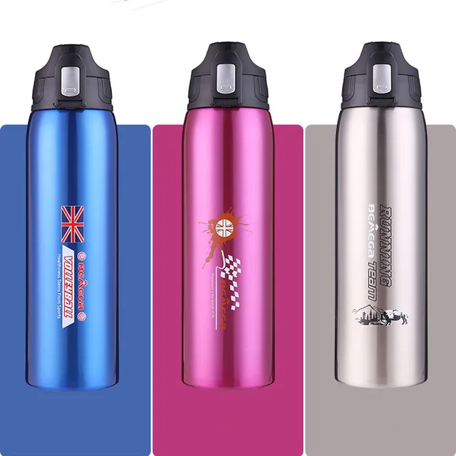 1L sapphire thermos Stainless Steel thermo bottle safe lock thermoses
