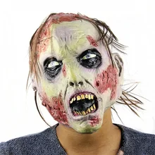 Маски для хеллоуина страшная маска для Хэллоуина реалистичный Сумасшедший резиновый маски Жуткий вечерние маска на Хеллоуин CPW41