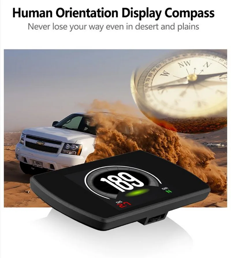 Gps спутниковая скорость HUD работа для всех транспортных средств автомобиля HUD Дисплей автомобиля gps цифровой смарт-измеритель Head Up дисплей gps скорость метр